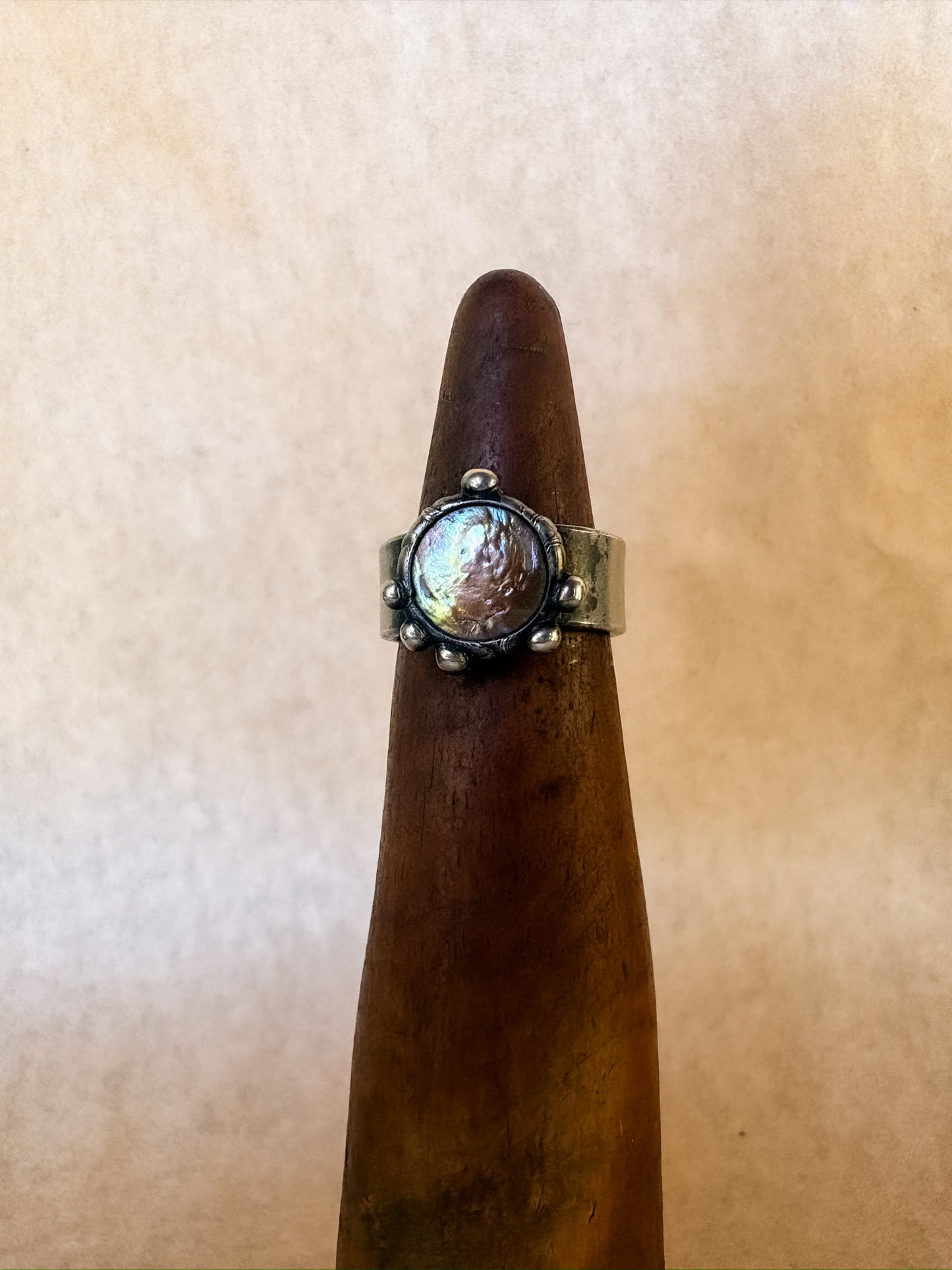 bauble pearl ring