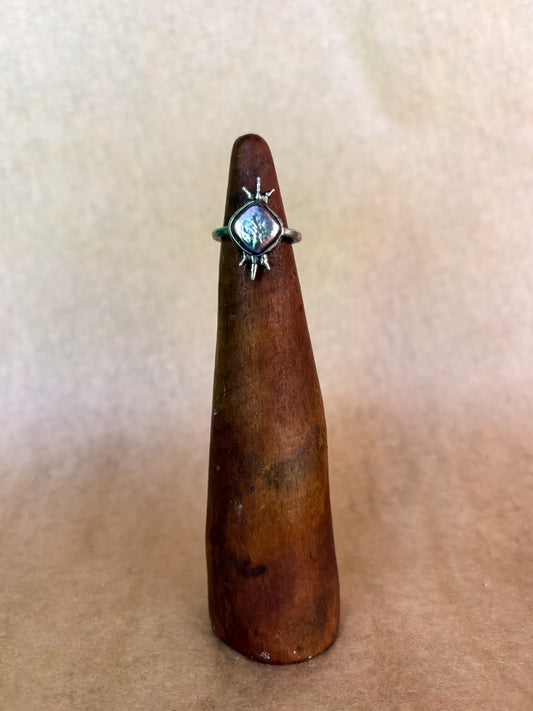 spiny pearl ring