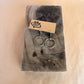 baby blue eyed ouroboros earrings