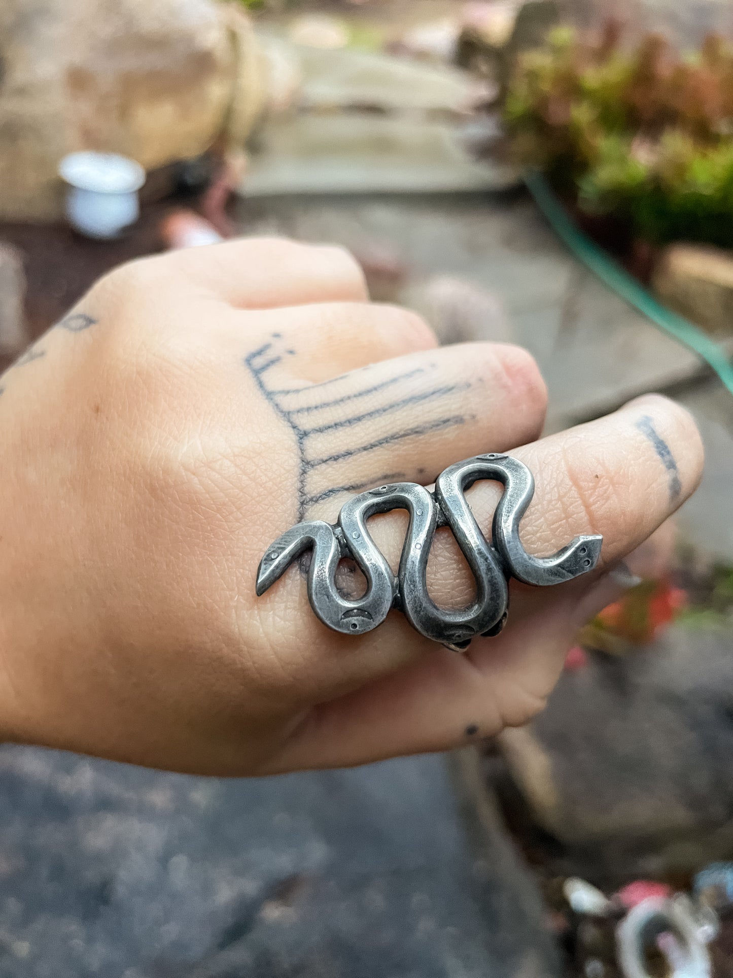 moony snake ring