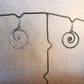 shell spiral earrings