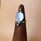 triple dot mirror ring