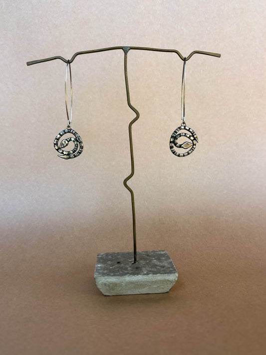 snake familiar earrings