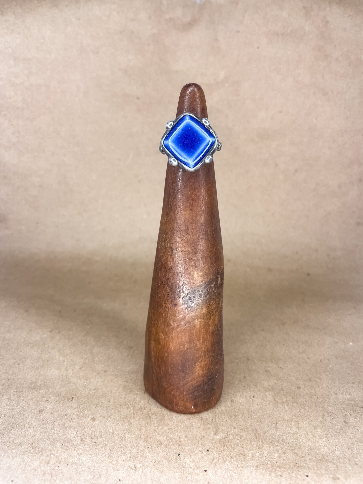 royal blue chunky ring