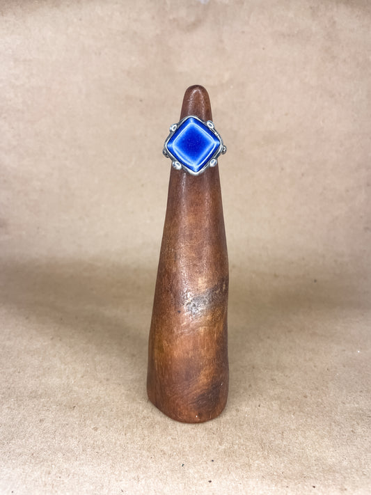 royal blue chunky ring