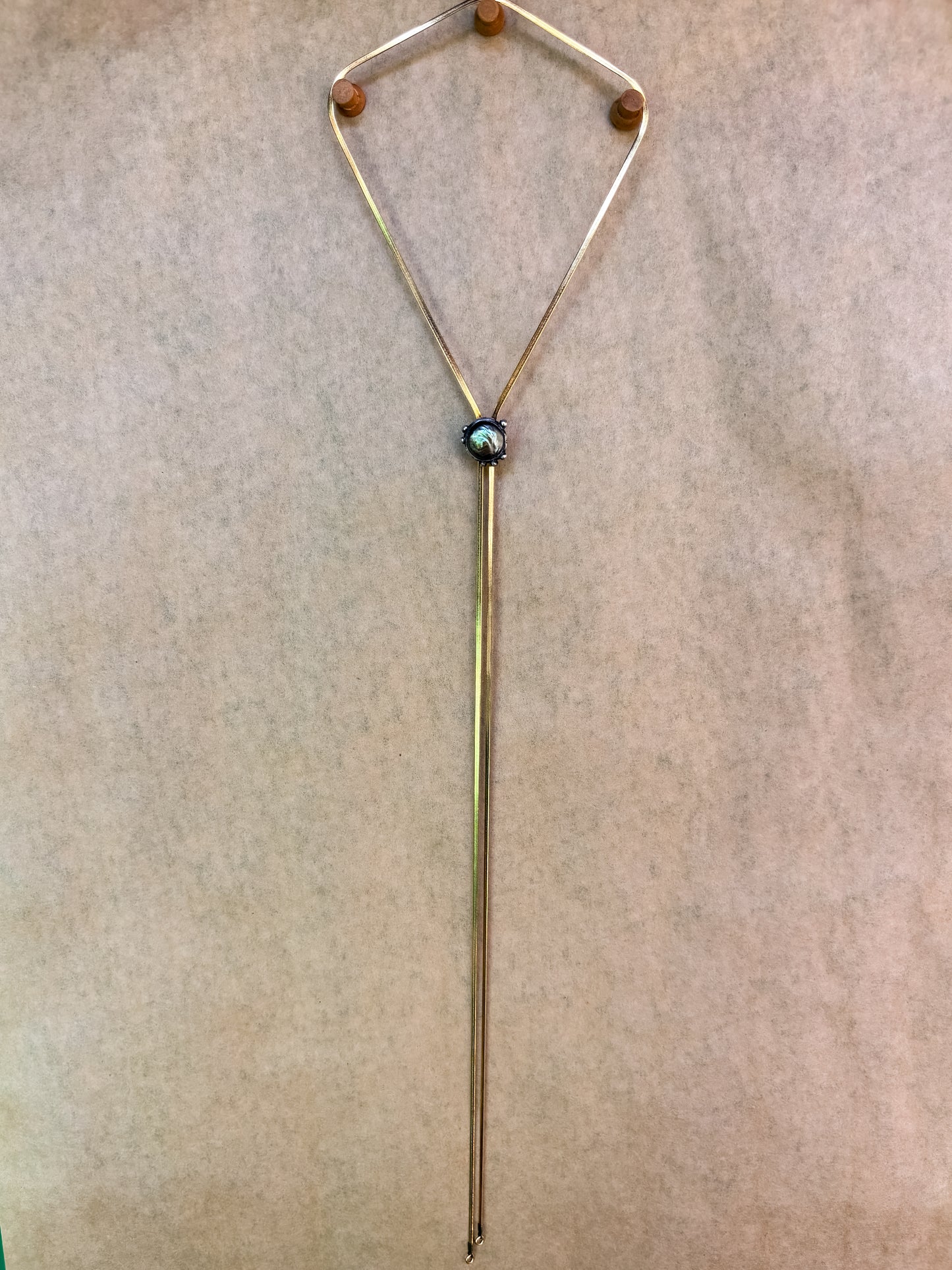 bauble pearl snake bolo