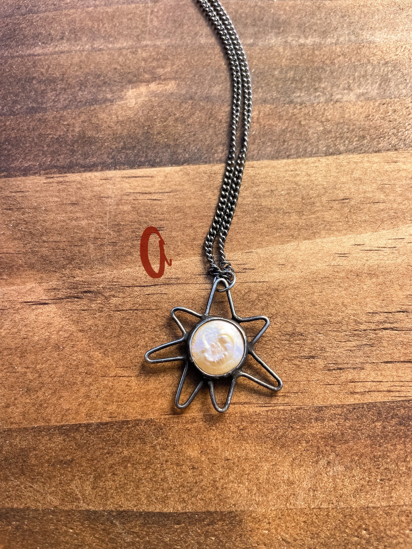 sun pearl pendant