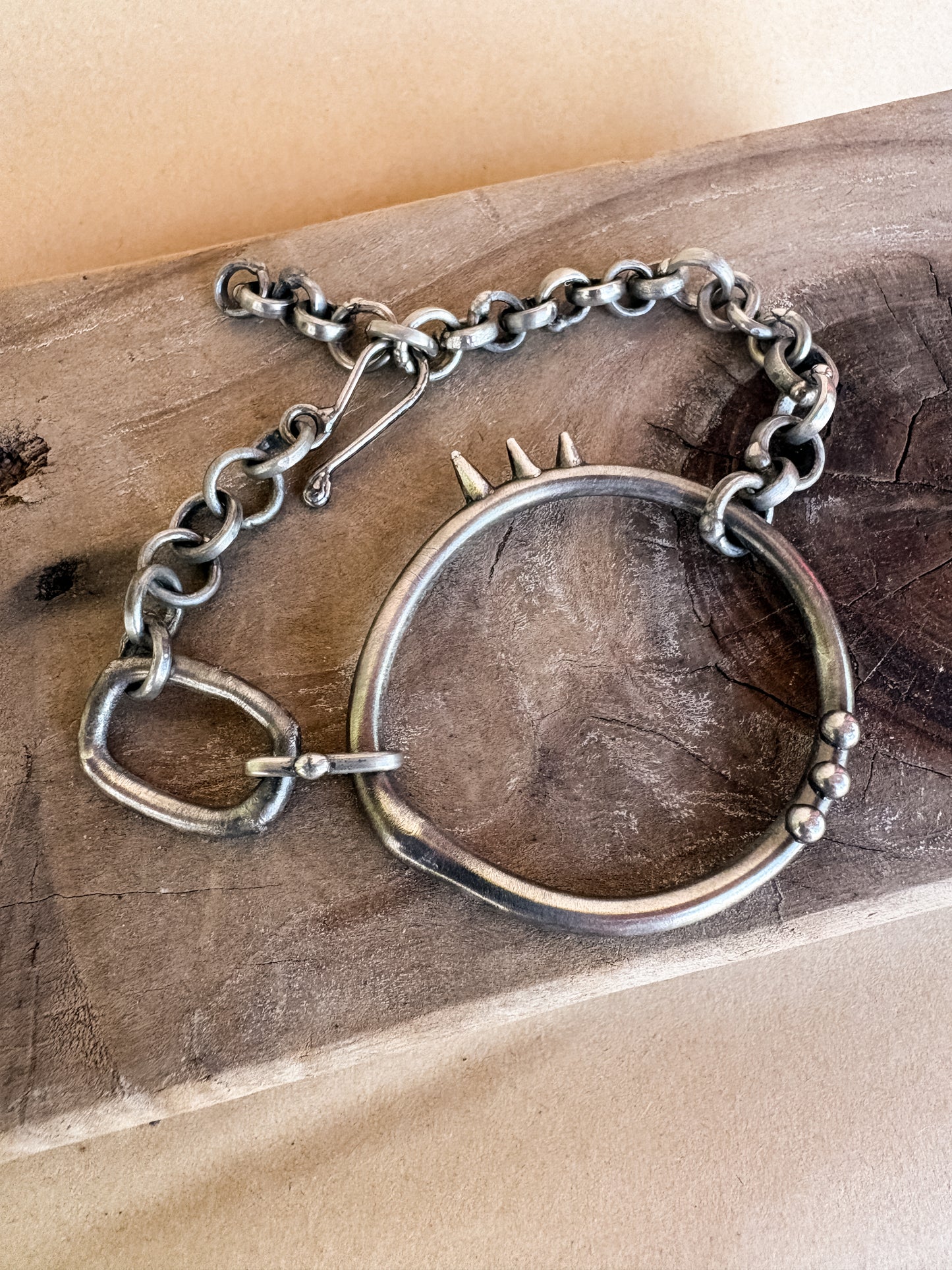 spiked portal bracelet