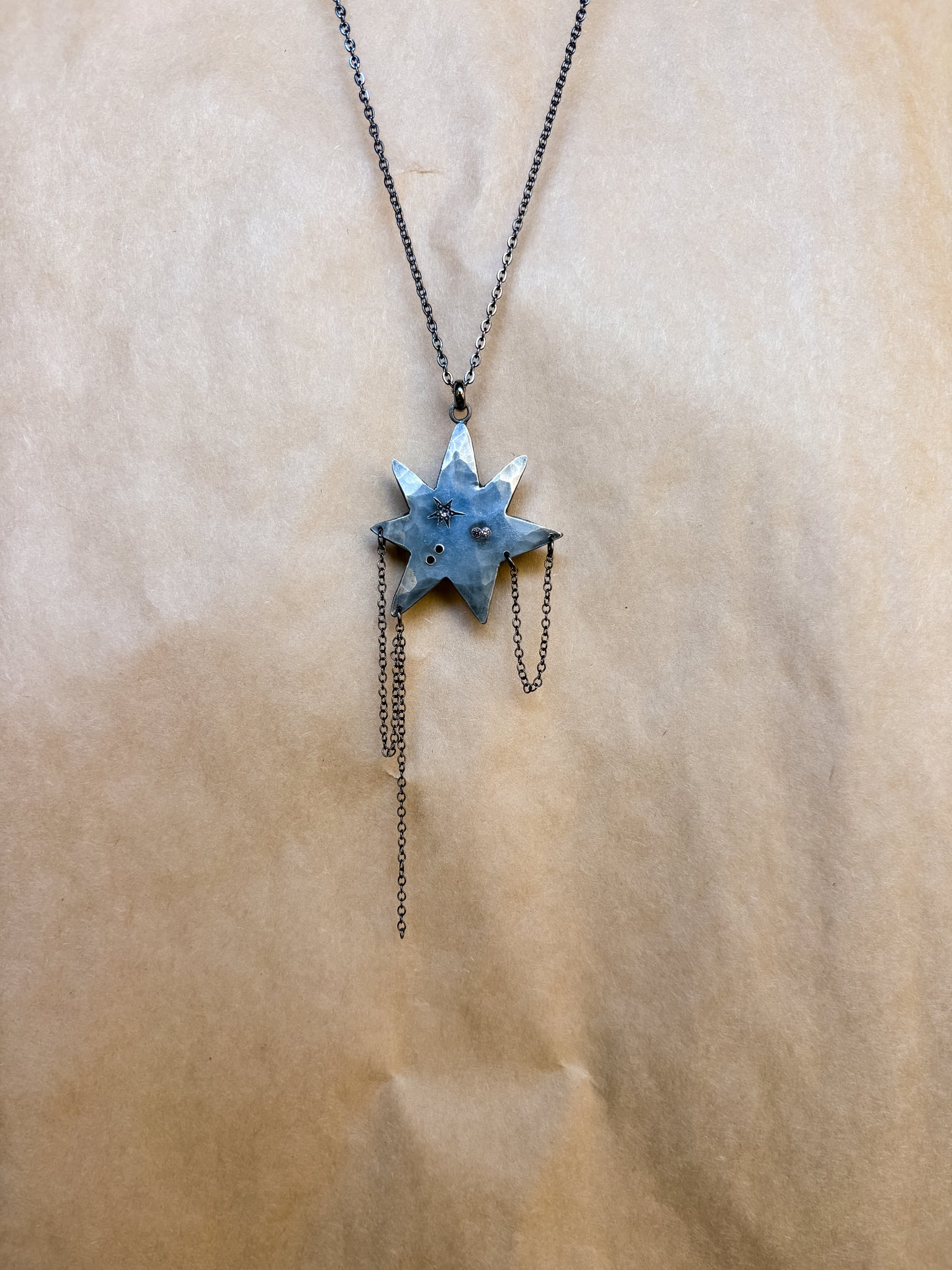 saint star necklace