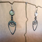 pearl conch earrings