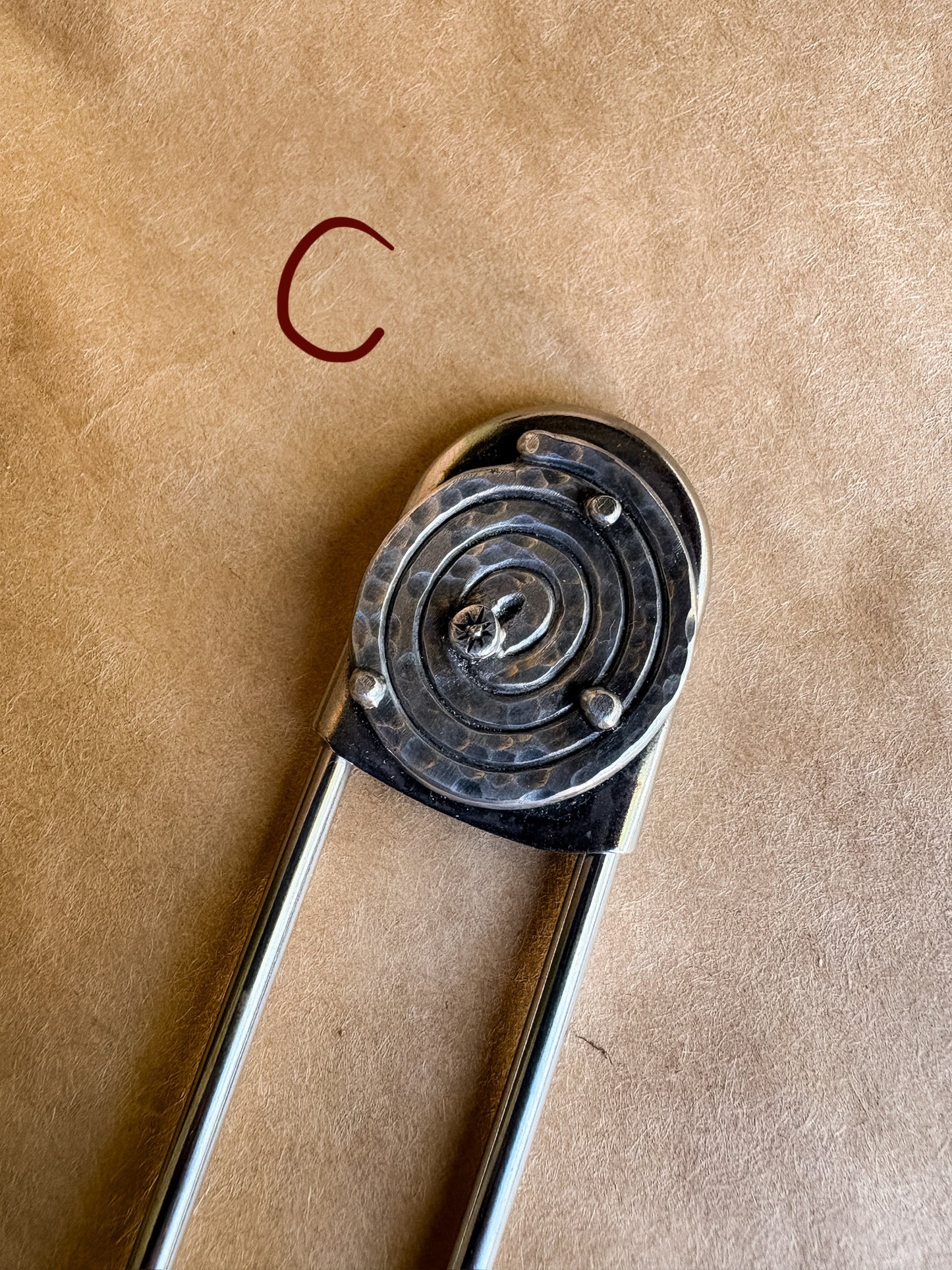 cosmic spiral safety pin