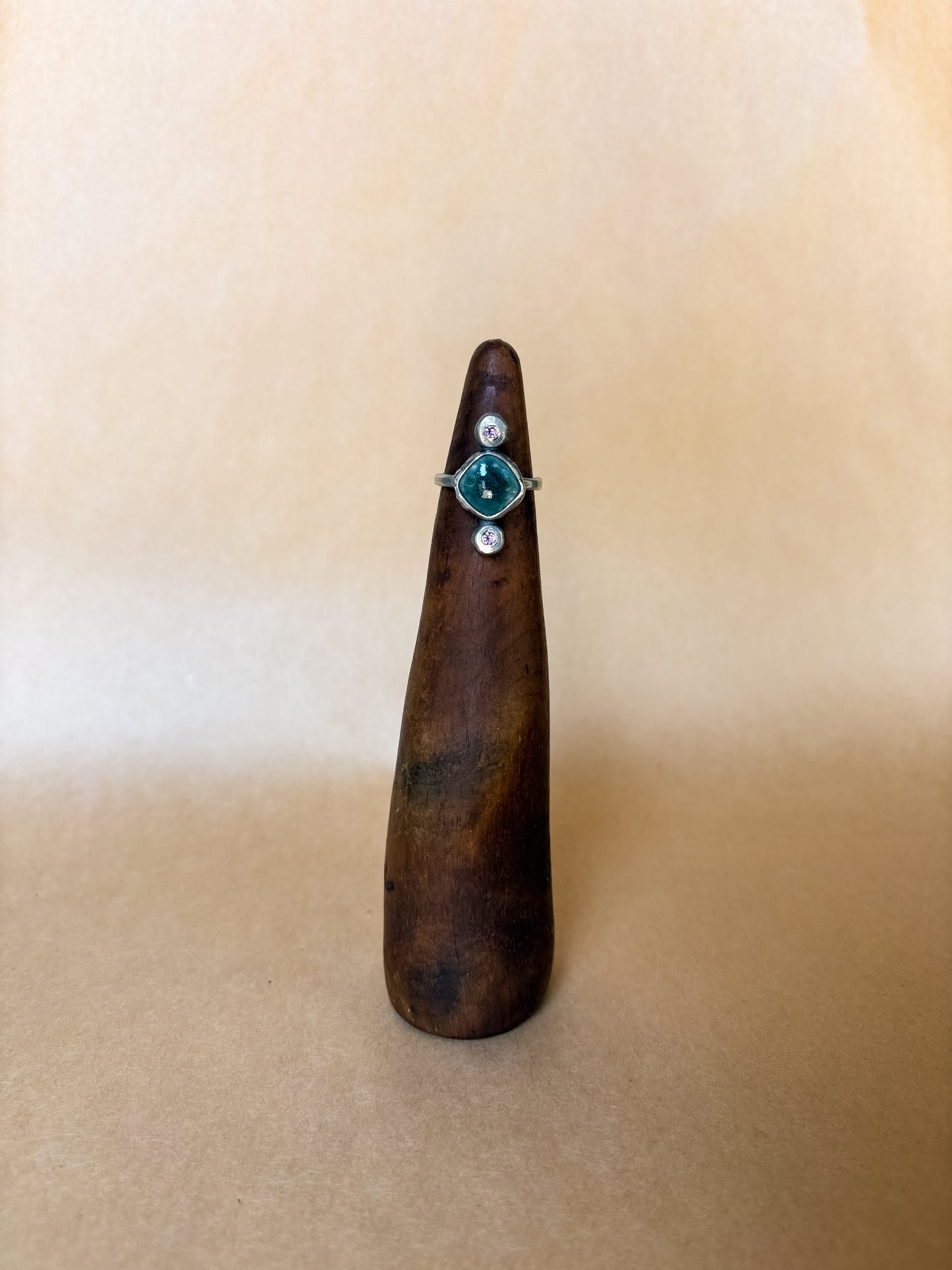 lilac & aqua ring