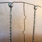 pearl chain earrings