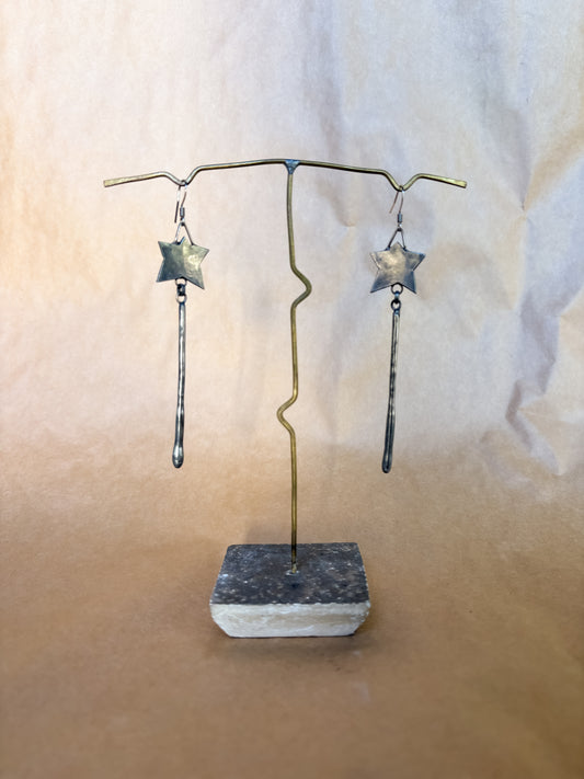 shooting star earrings