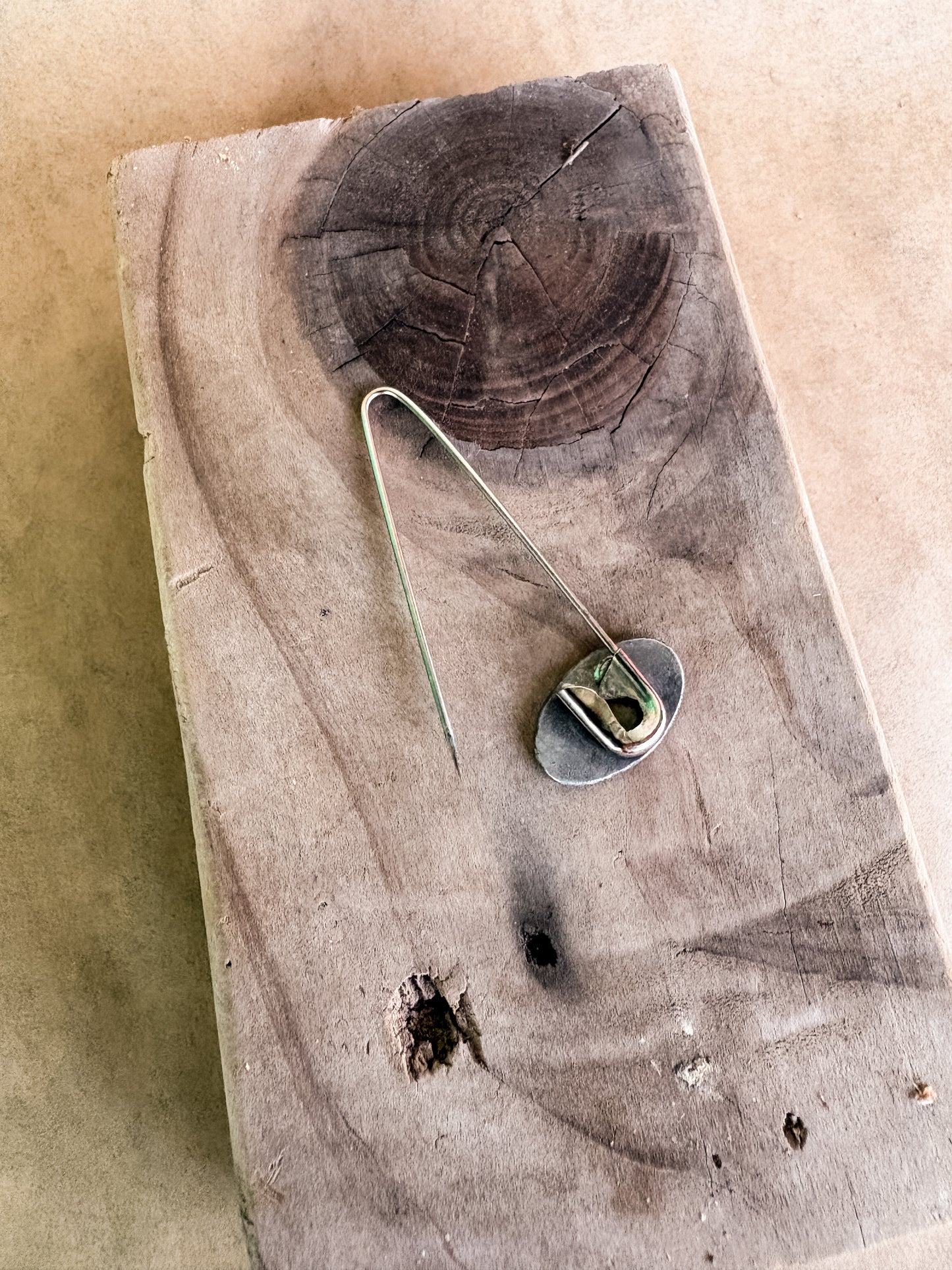 eel skeleton brooch