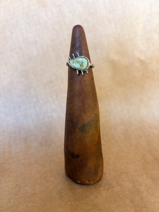 spiked adventurine ring
