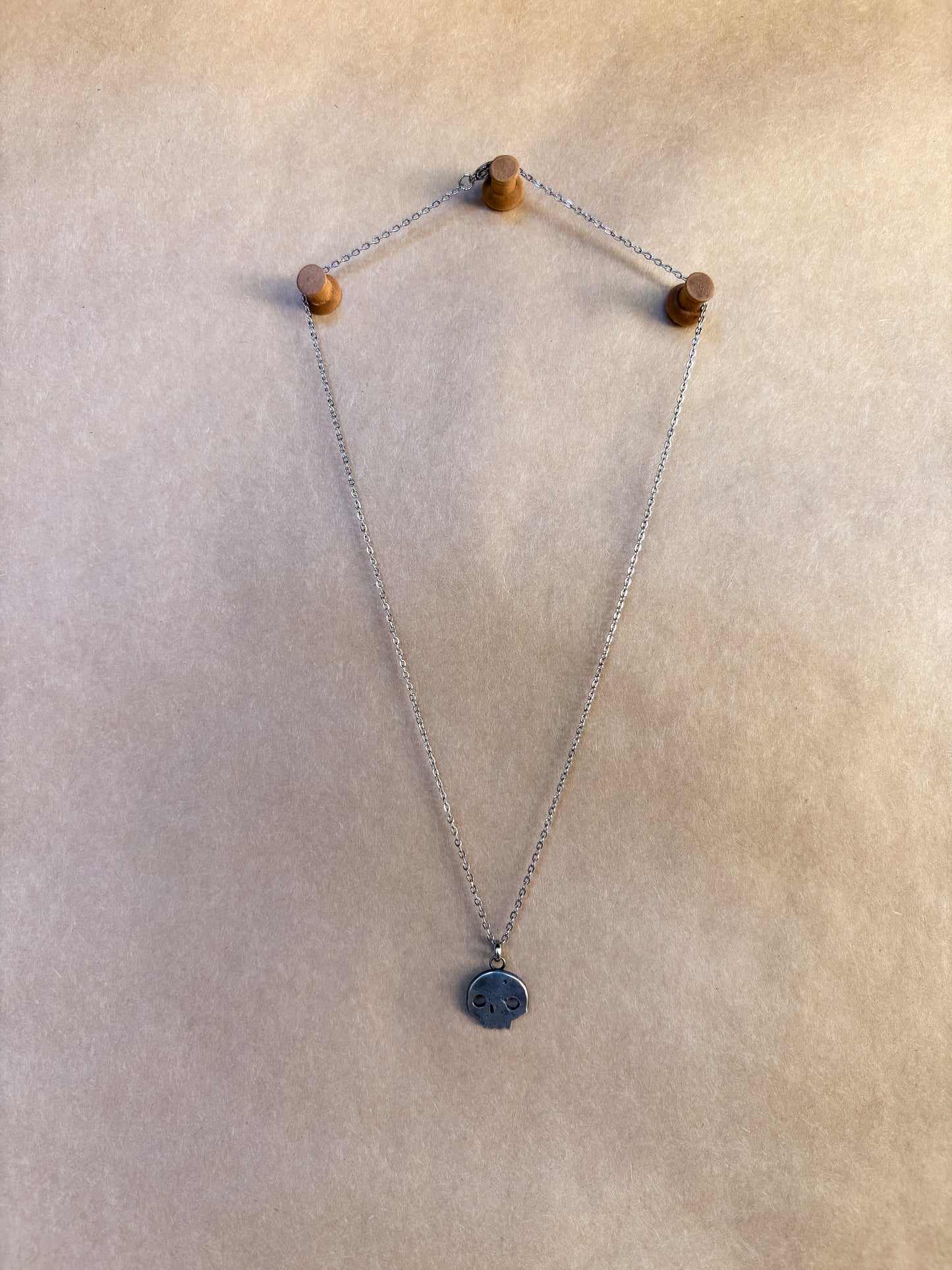 skull stacker necklace