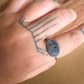 fire diamond patchwork ring