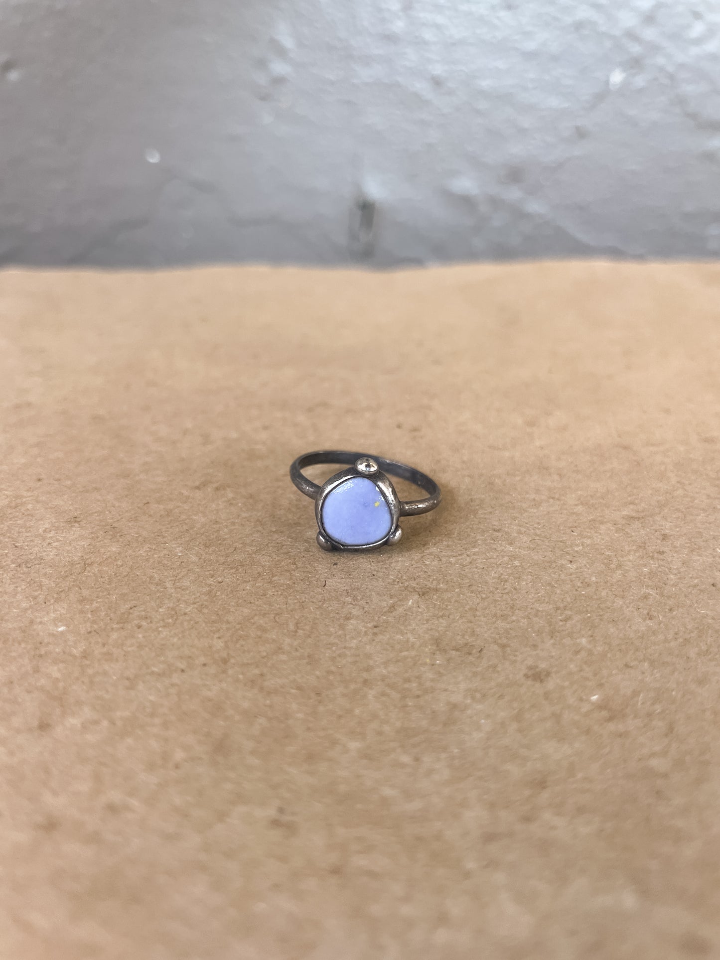 lavender dots ring