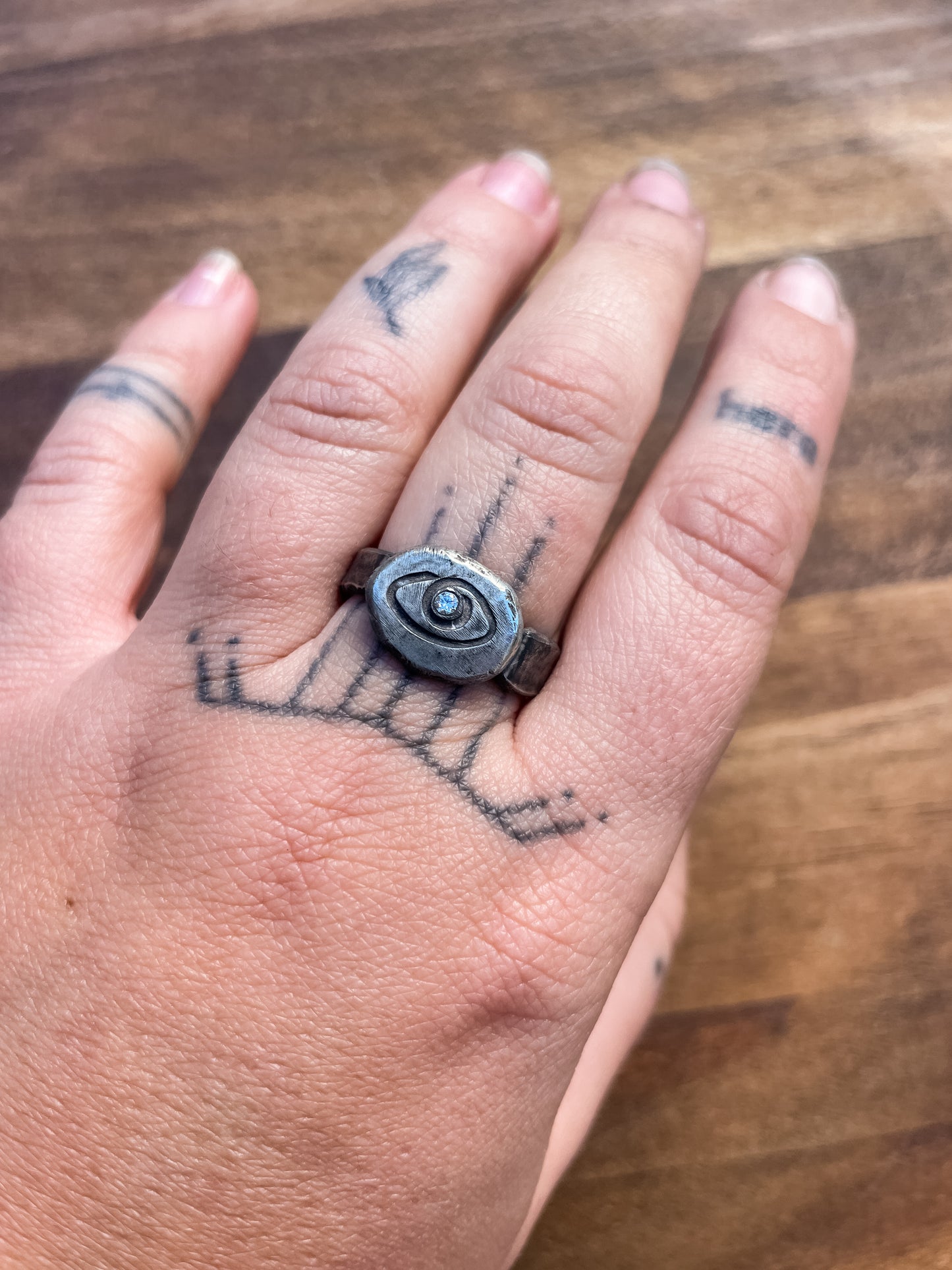 crystal eye ring