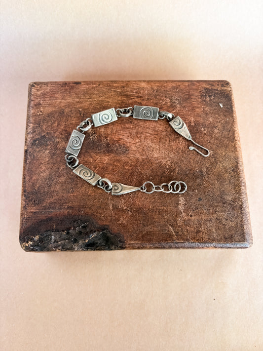 swirl snake bracelet