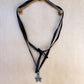 star leather wrap choker