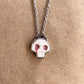 bloody skull necklace