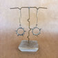 sunburst portal earrings