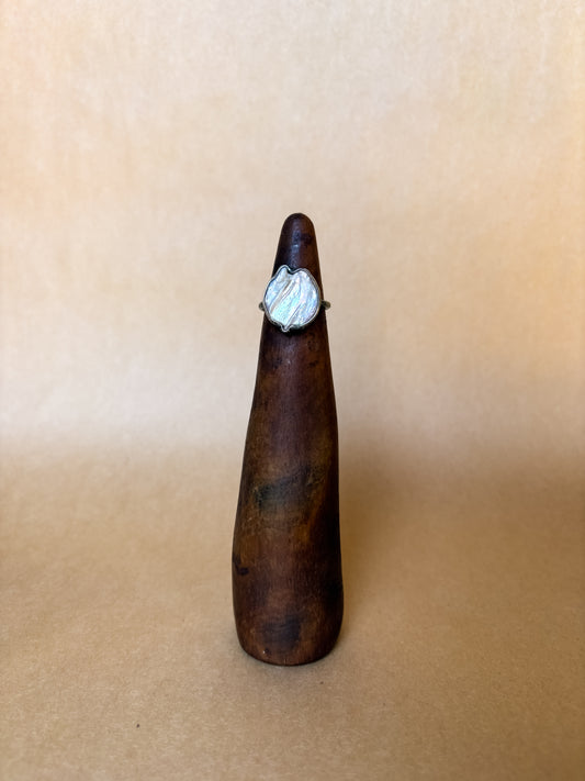 keshi pearl ring