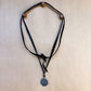 sparkle skull wrap choker