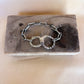 hammered infinity bracelet