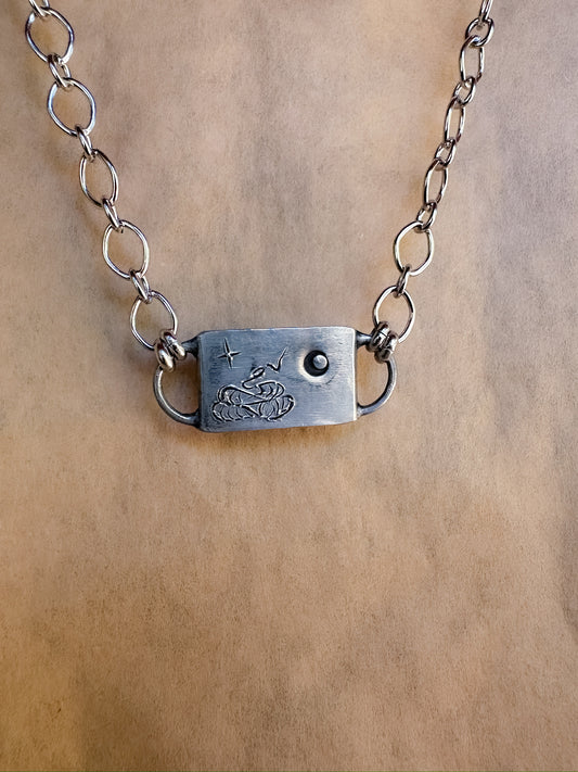 desert snake panel choker