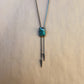 turquoise window chain bolo