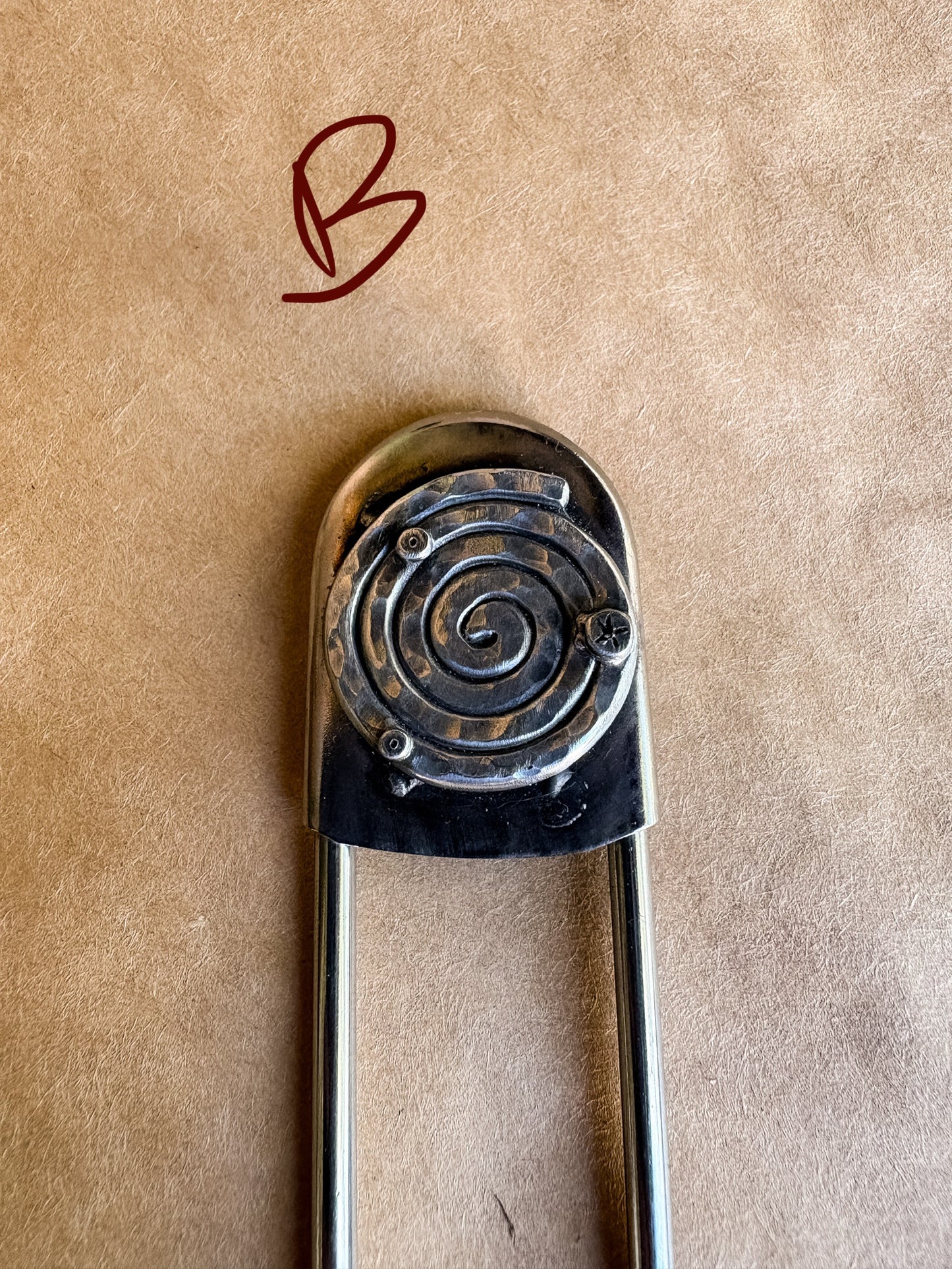 cosmic spiral safety pin