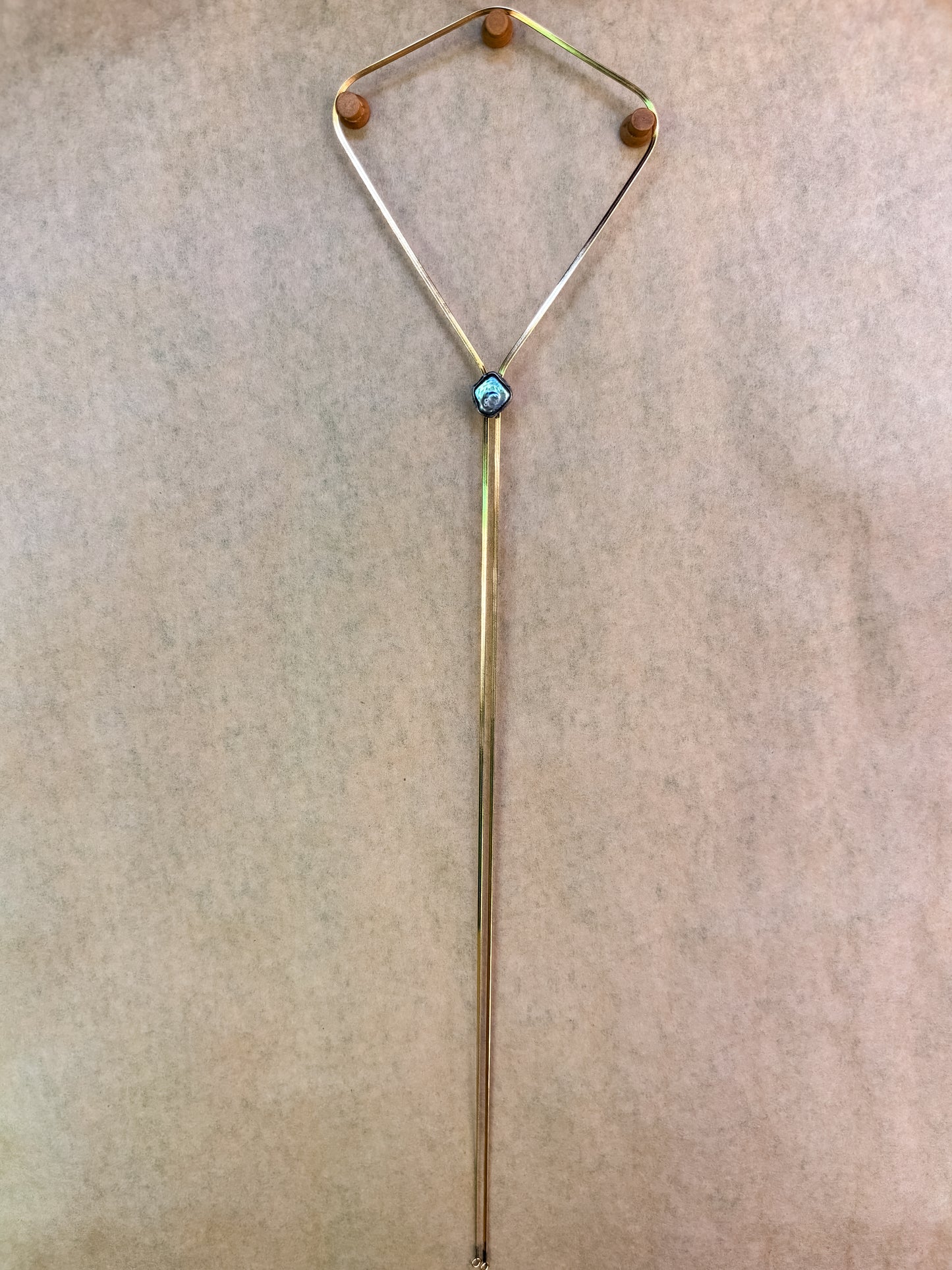 blue diamond pearl snake bolo