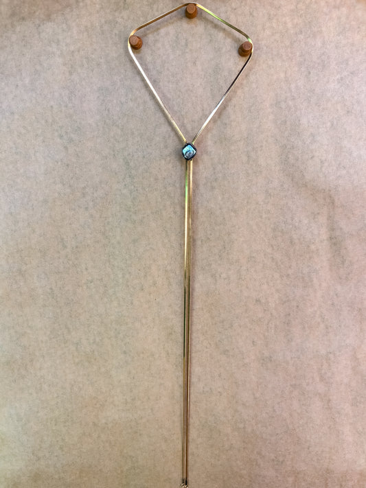 blue diamond pearl snake bolo