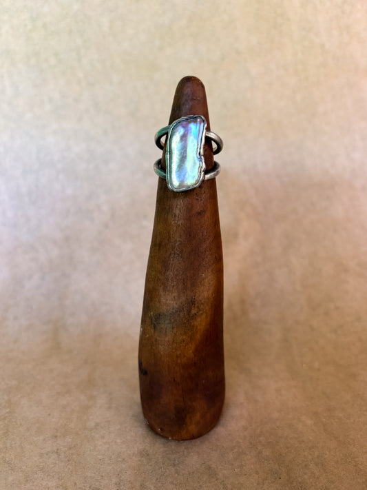 white cliff ring