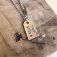 sunshine tag necklace