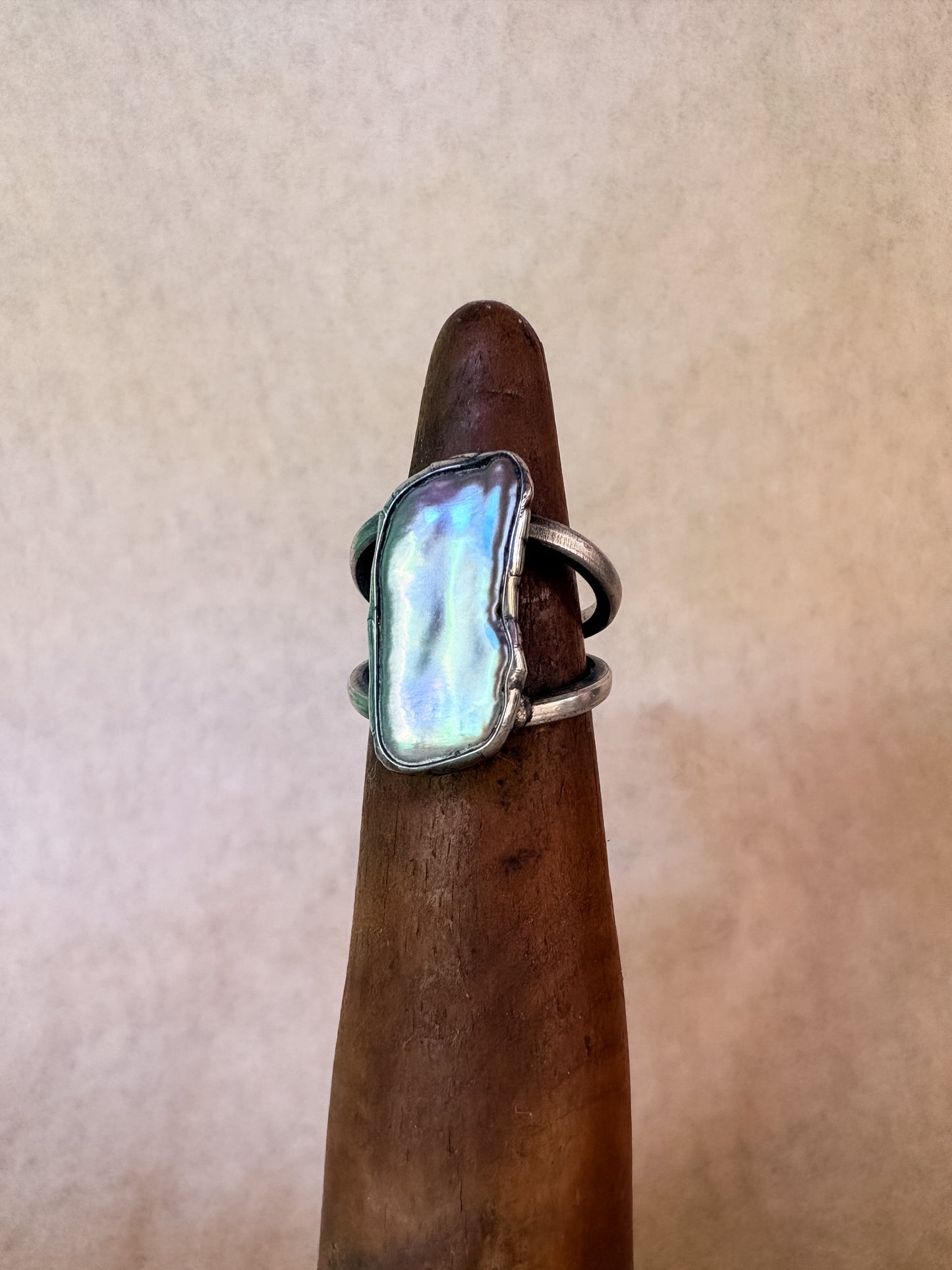 white cliff ring