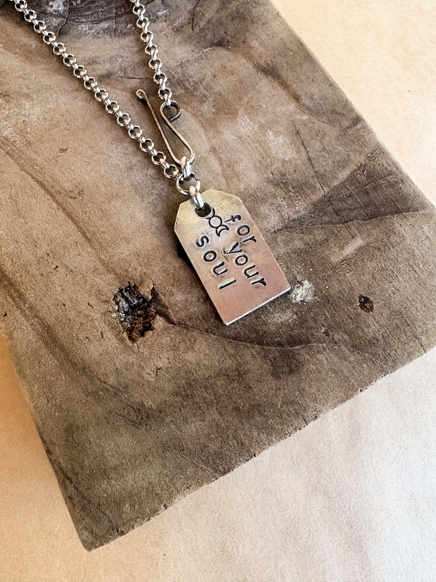 for your soul tag necklace