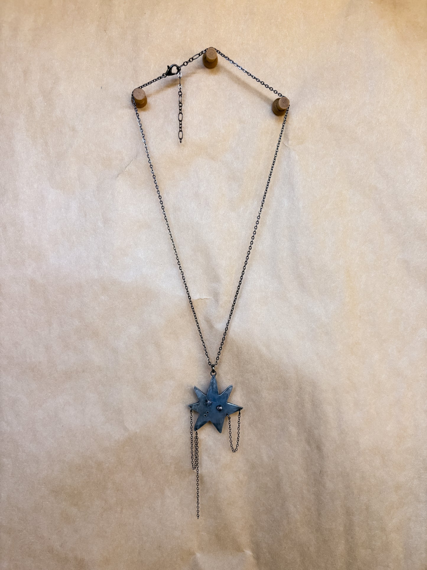 saint star necklace