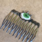 green eye hair comb