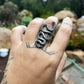 squiggly snake ring