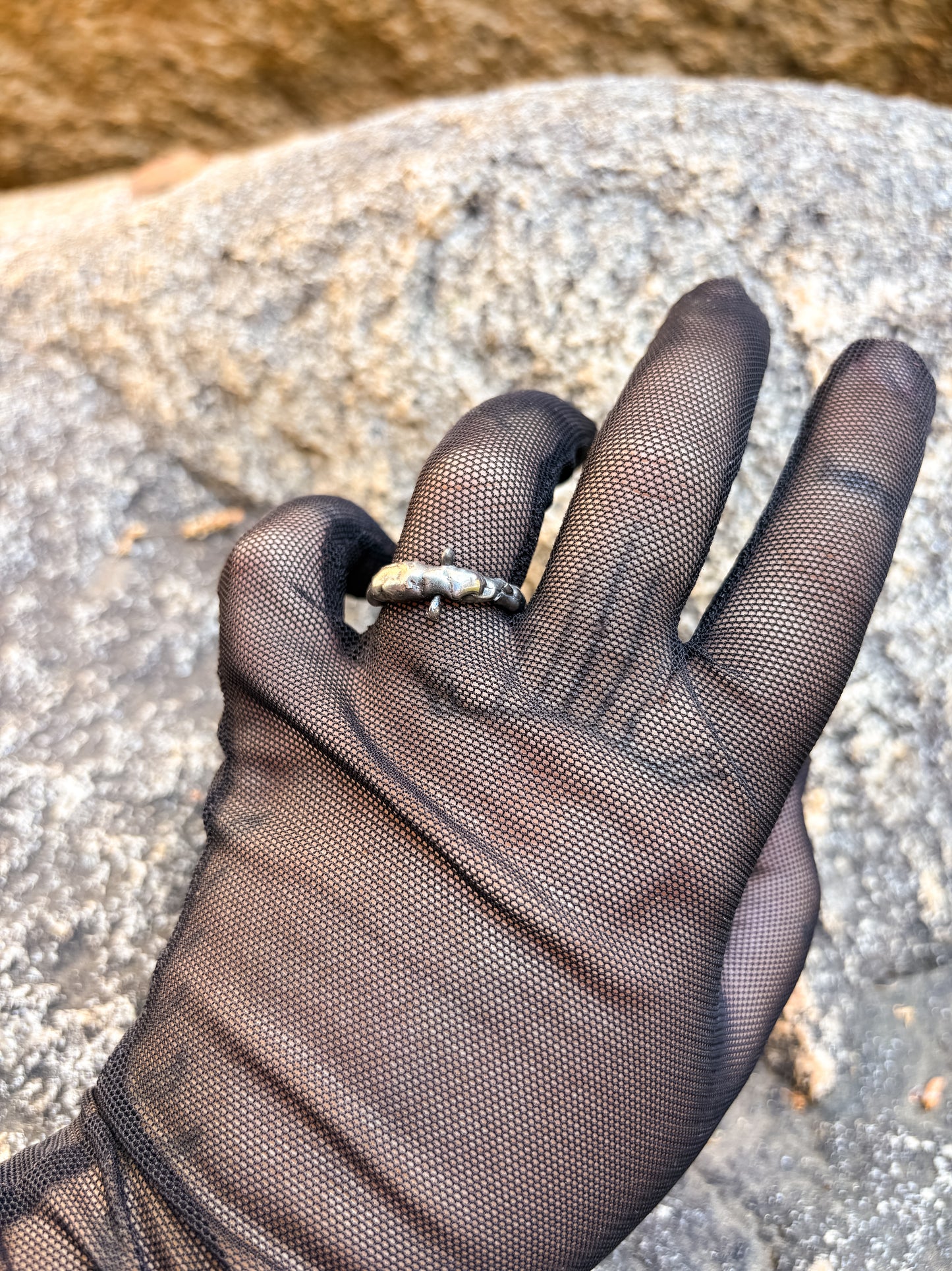 pierced fidget ring