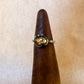 bronze pearl bauble ring