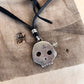 sparkle skull wrap choker