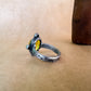 yellow dotty ring