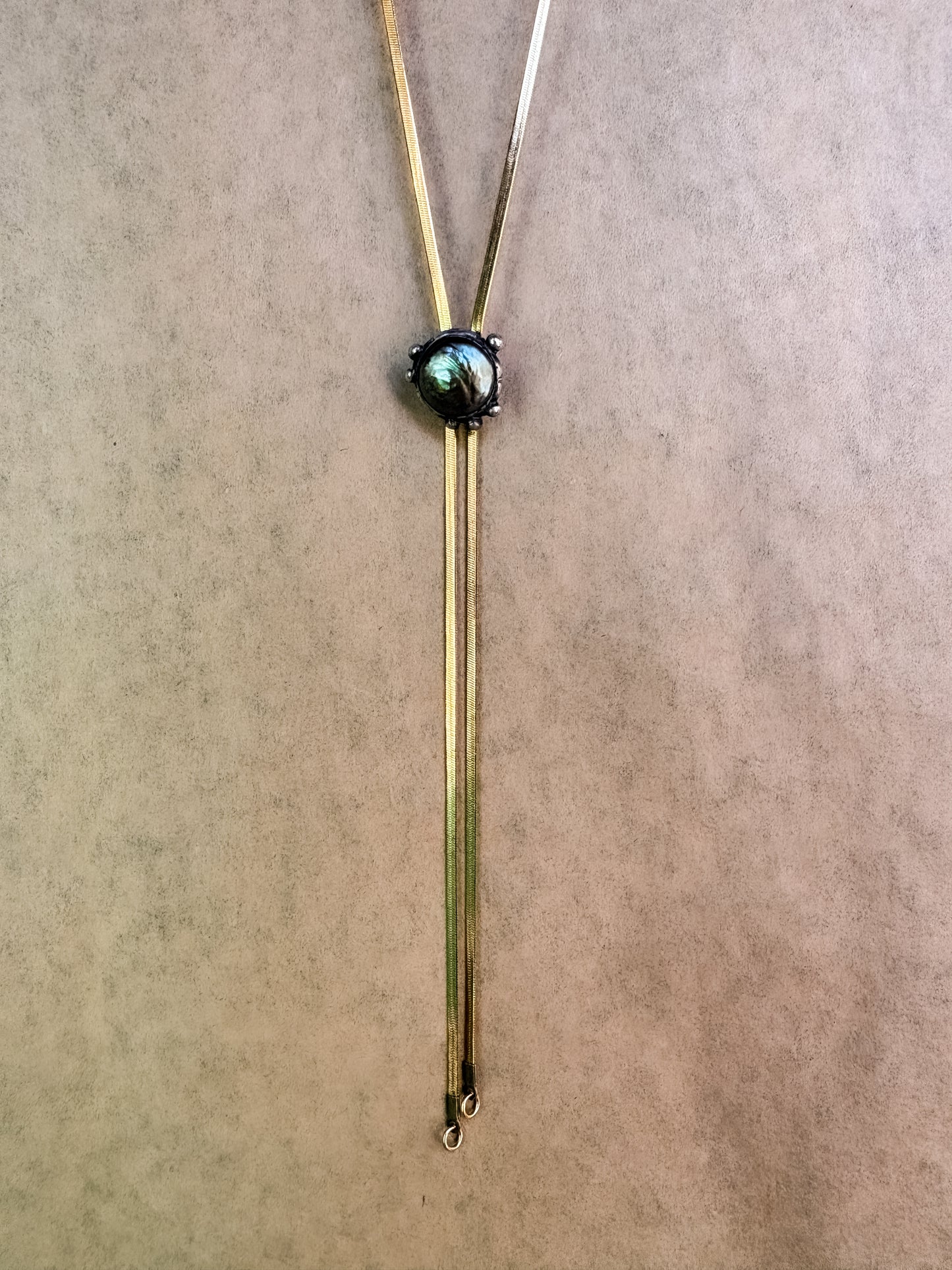 bauble pearl snake bolo
