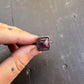 violet pyramid ring