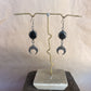 black moon earrings